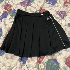 Black Pleated Skirt